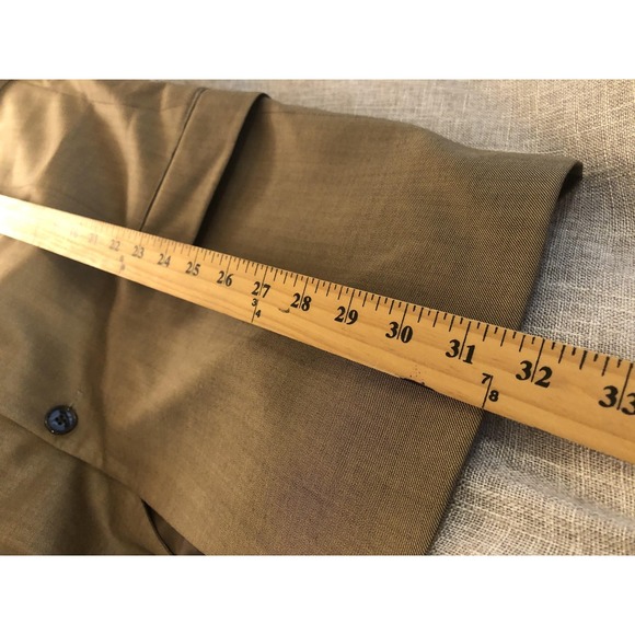 Joseph Abboud Suit Jacket Mens 44L Beige Wool Loro Piana Super 120s 2 Button USA - Picture 10 of 12